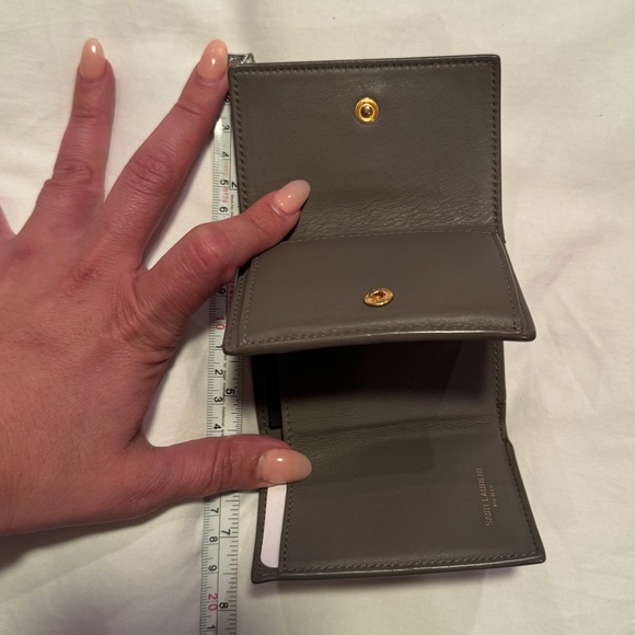 ⭐️AUTHENTIC YSL Mini Trifold Wallet - Picture 16 of 17